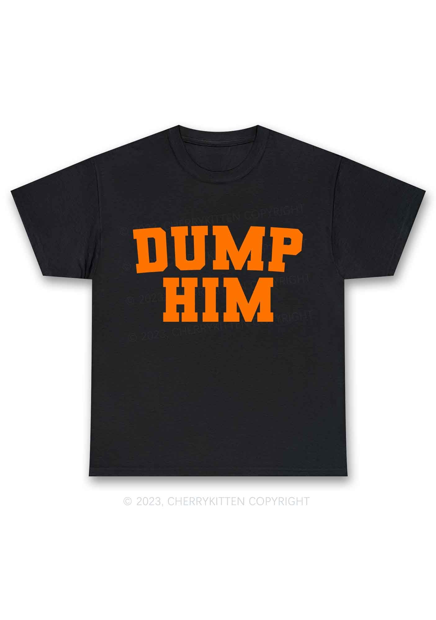 Dump Him Y2K Chunky Shirt Cherrykitten