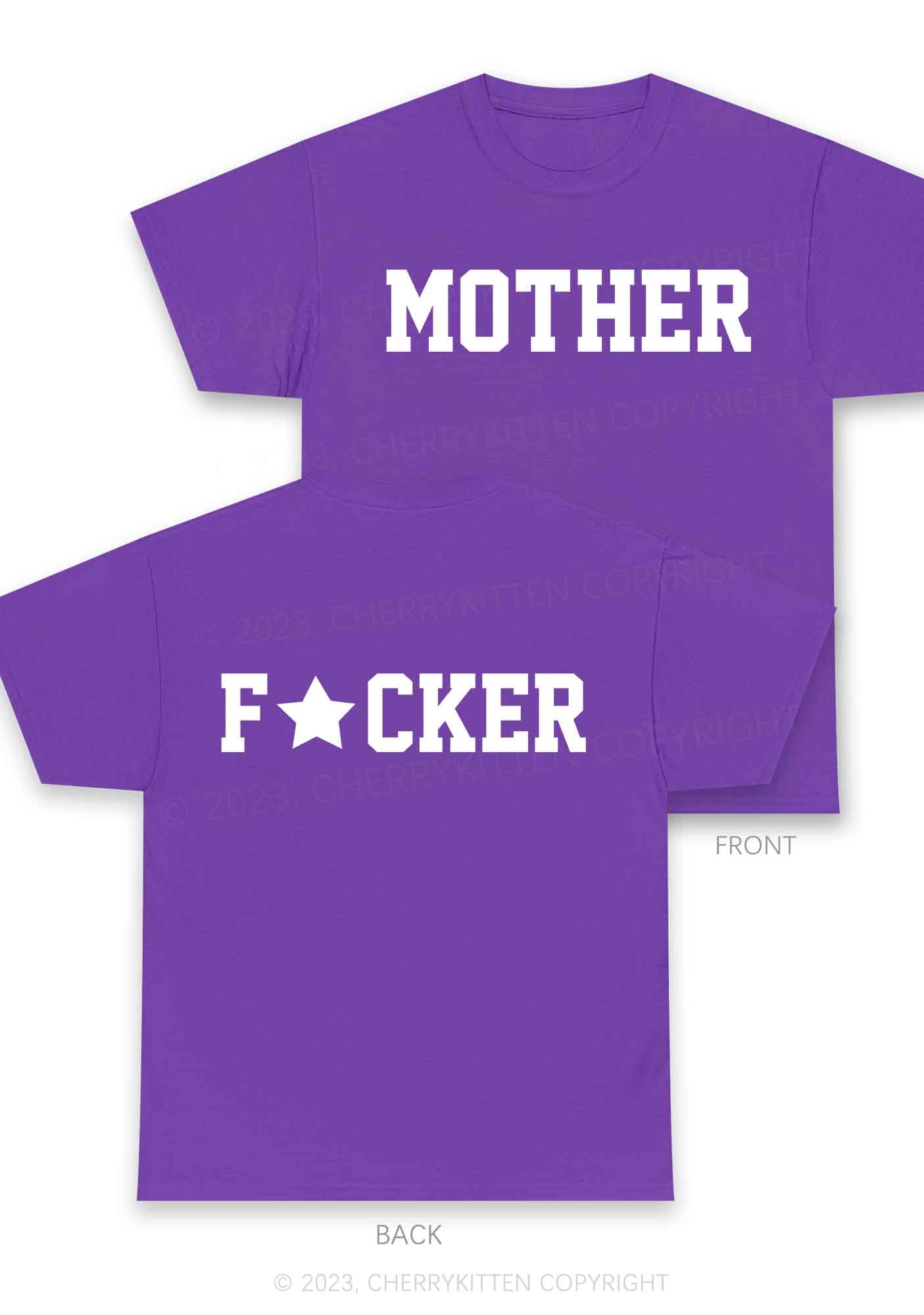 Motherfxcker Two Sides Y2K Chunky Shirt Cherrykitten