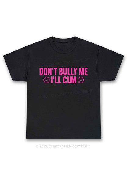 Don't Bully Me Y2K Chunky Shirt Cherrykitten