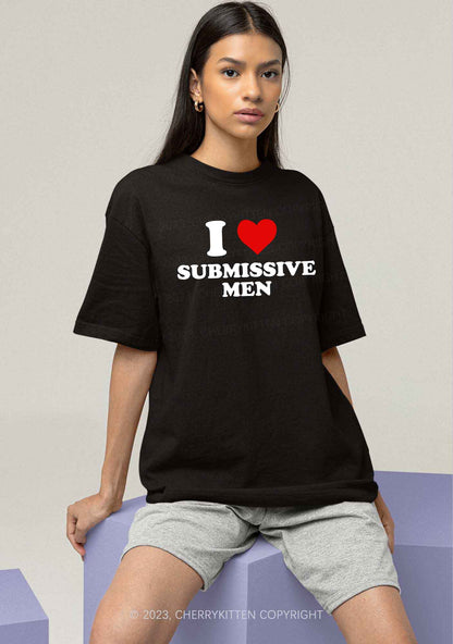 I Love S Men Y2K Chunky Shirt Cherrykitten