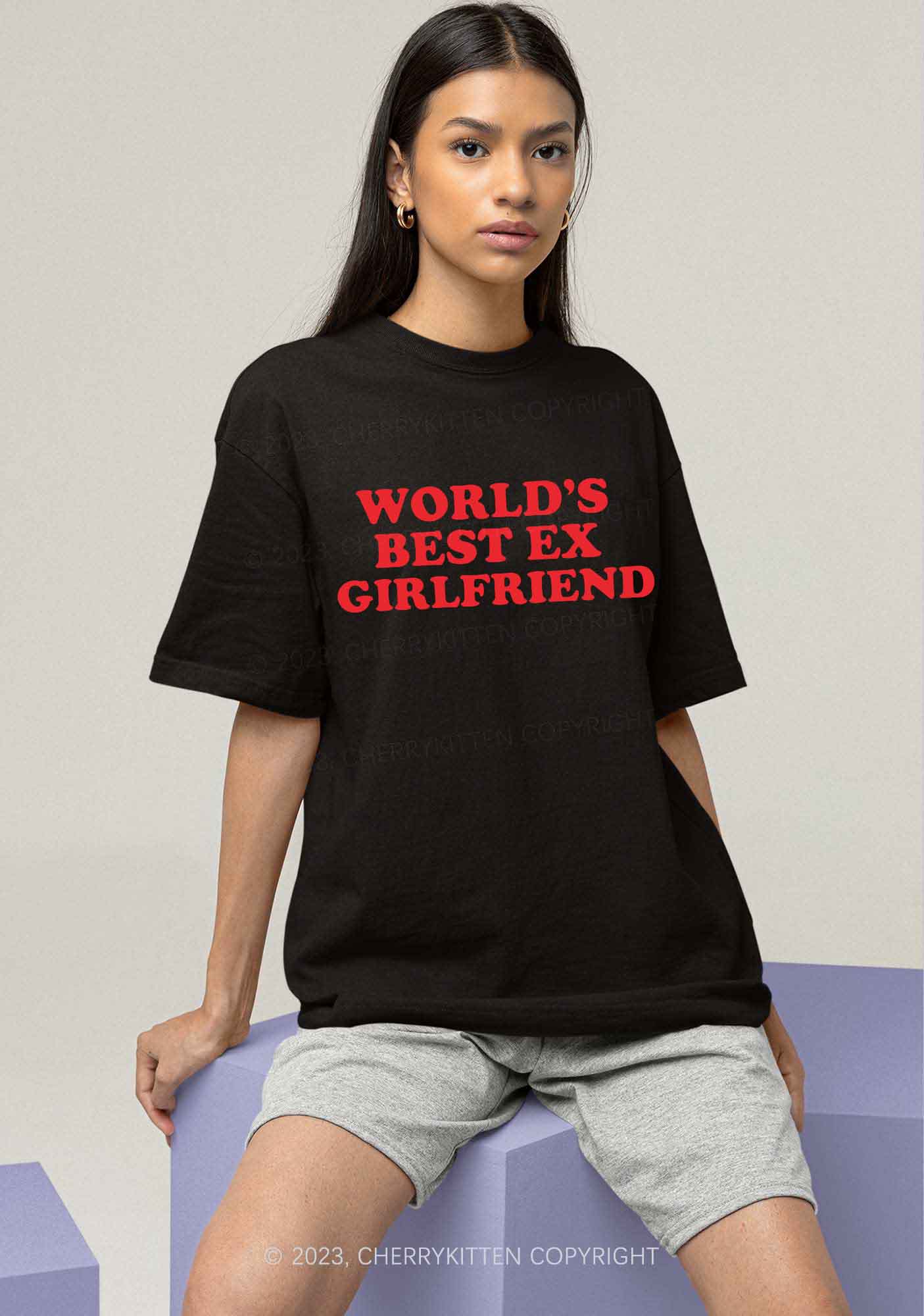 Best Ex Girlfriend Y2K Chunky Shirt Cherrykitten