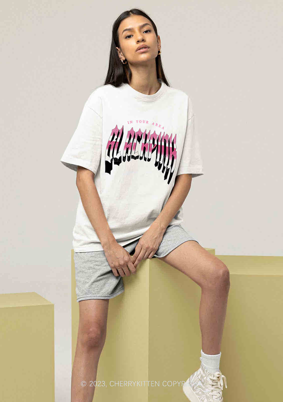 BP Area Kpop Y2K Chunky Shirt Cherrykitten