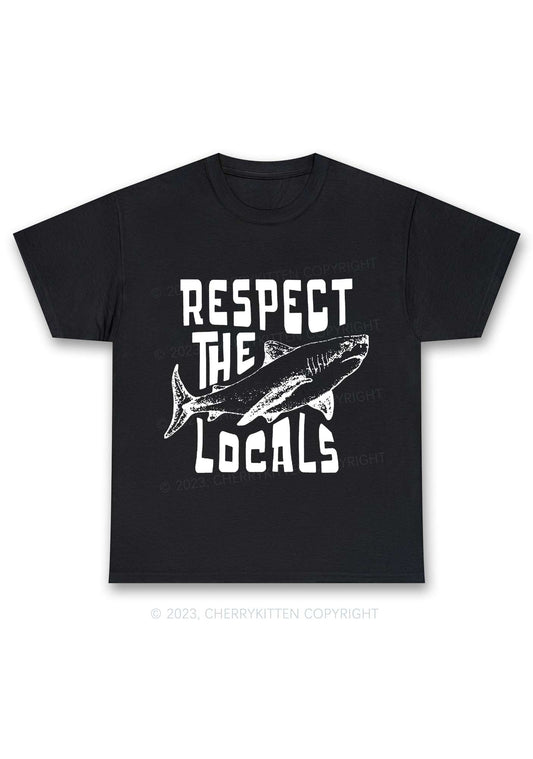 Respect The Locals Chunky Shirt Cherrykitten