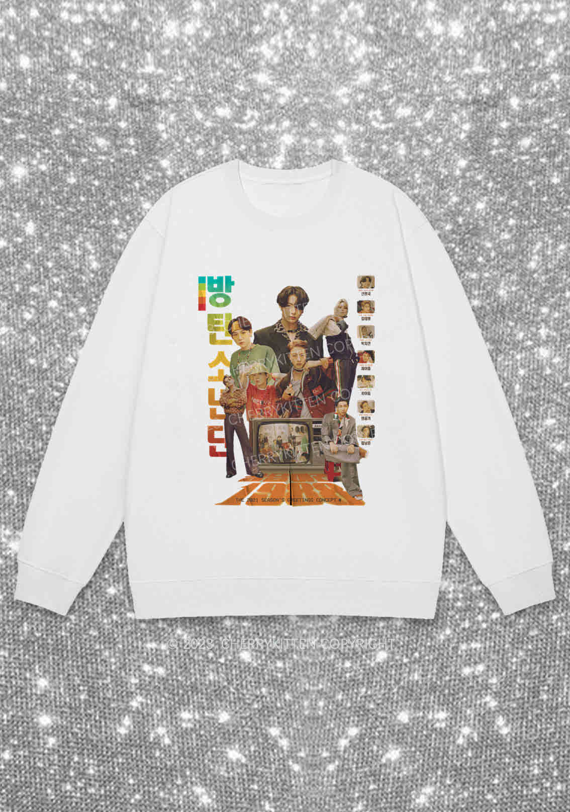 Bangtan Reply 1988 Kpop Y2K Sweatshirt Cherrykitten