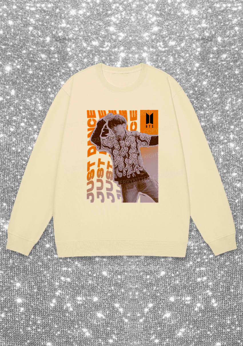 Bangtan Just Dance Kpop Y2K Sweatshirt Cherrykitten