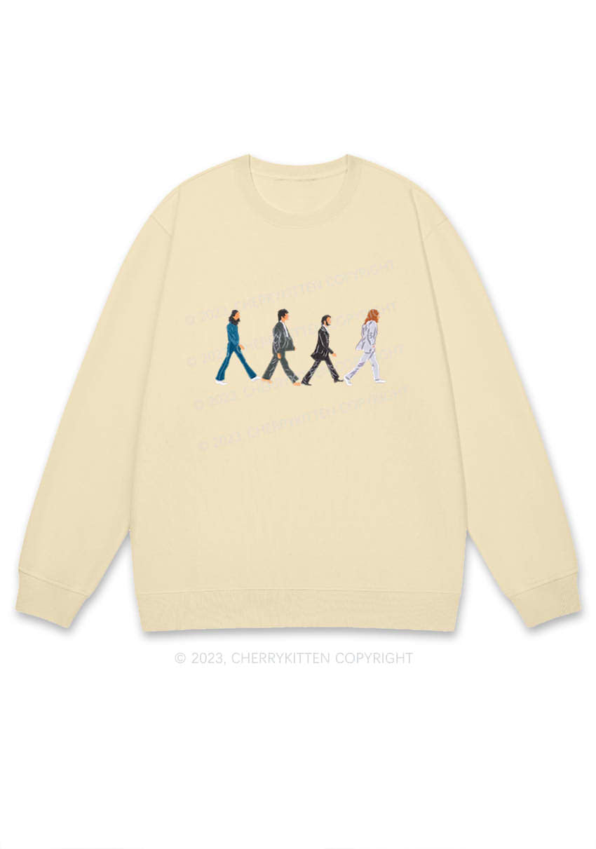 Walking Men Y2K Sweatshirt Cherrykitten