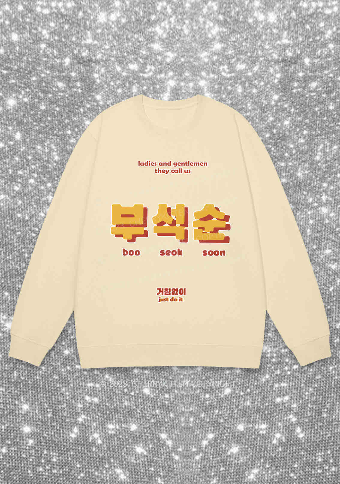 Boo Seok Soon Kpop Y2K Sweatshirt Cherrykitten