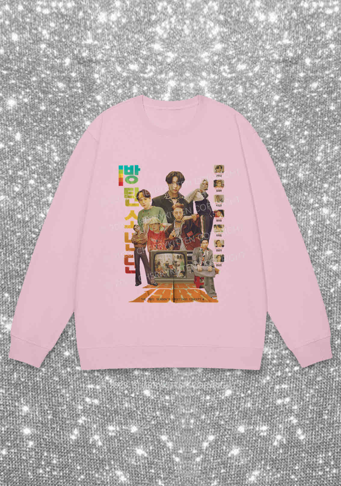 Bangtan Reply 1988 Kpop Y2K Sweatshirt Cherrykitten