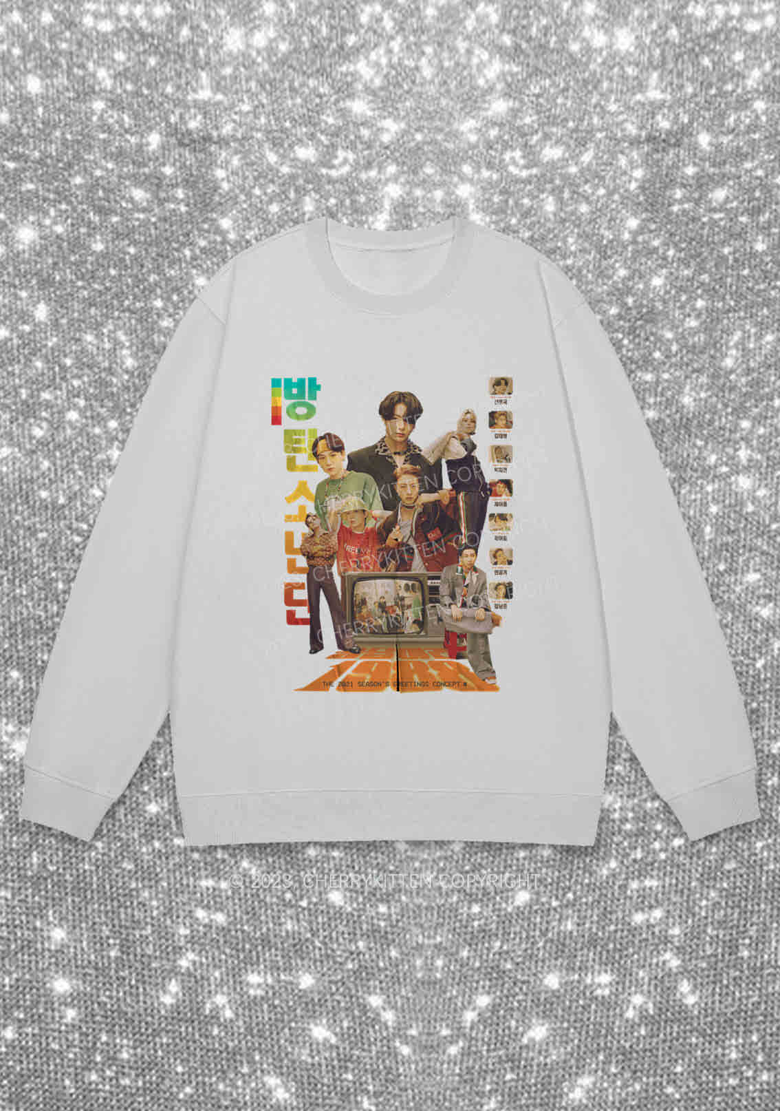 Bangtan Reply 1988 Kpop Y2K Sweatshirt Cherrykitten