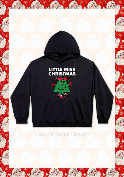 Little Miss Christmas Y2K Hoodie Cherrykitten