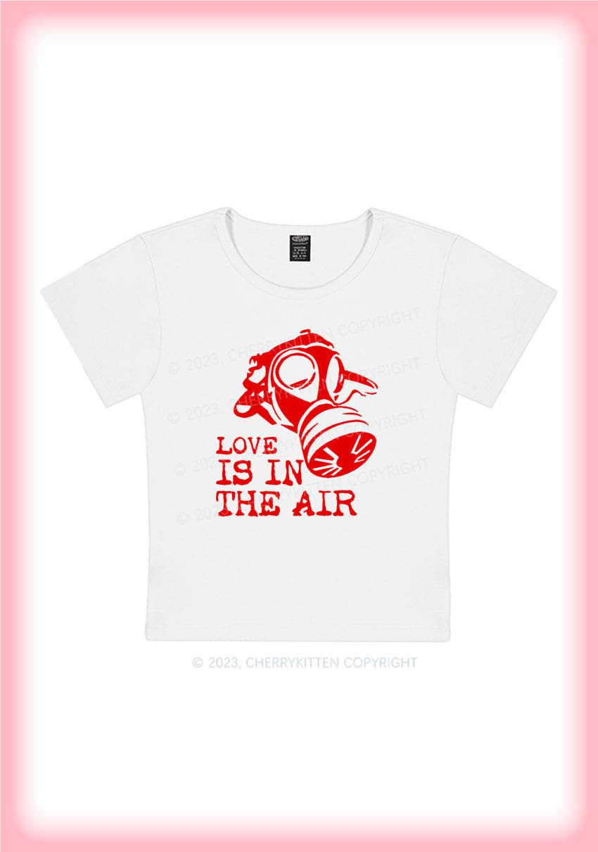 Valentine's Day Love Is In The Air Y2K Baby Tee Cherrykitten