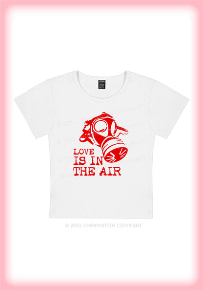 Valentine's Day Love Is In The Air Y2K Baby Tee Cherrykitten