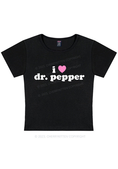 I Love Dr Pepper Y2K Baby Tee Cherrykitten