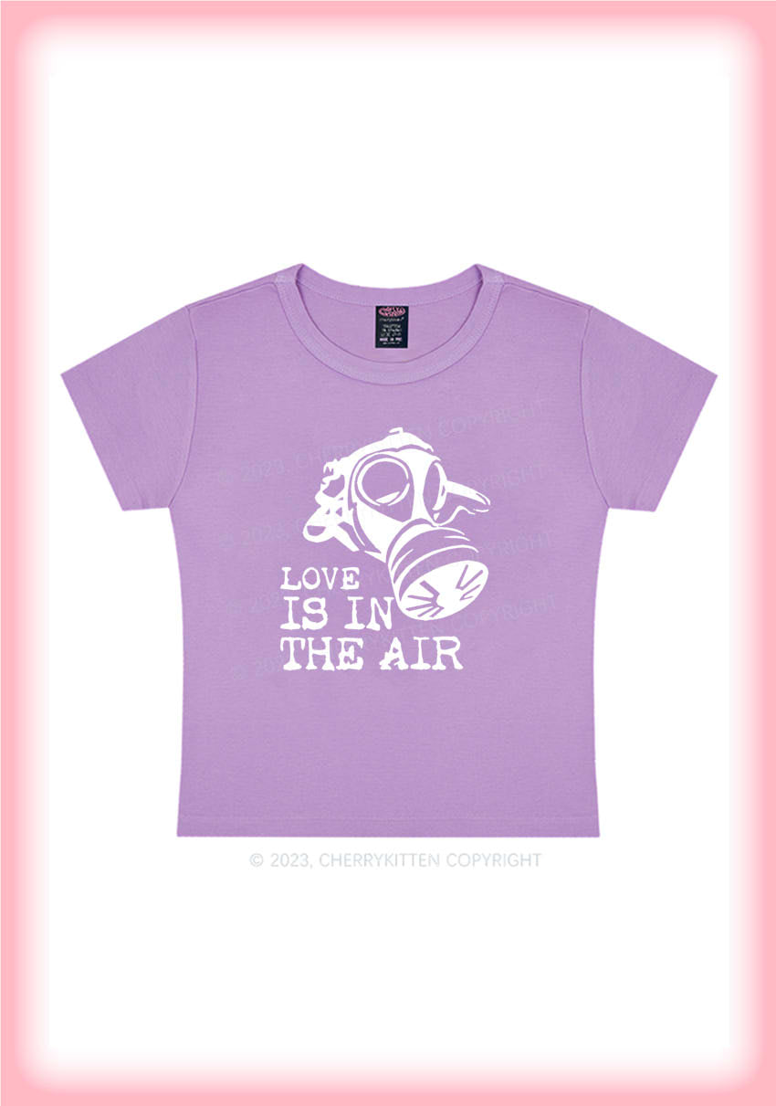 Valentine's Day Love Is In The Air Y2K Baby Tee Cherrykitten