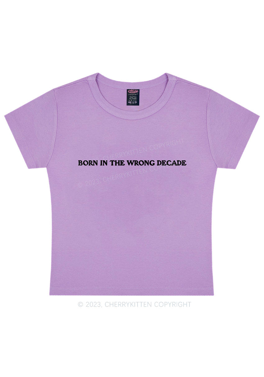 Curvy Wrong Decade Y2K Baby Tee Cherrykitten