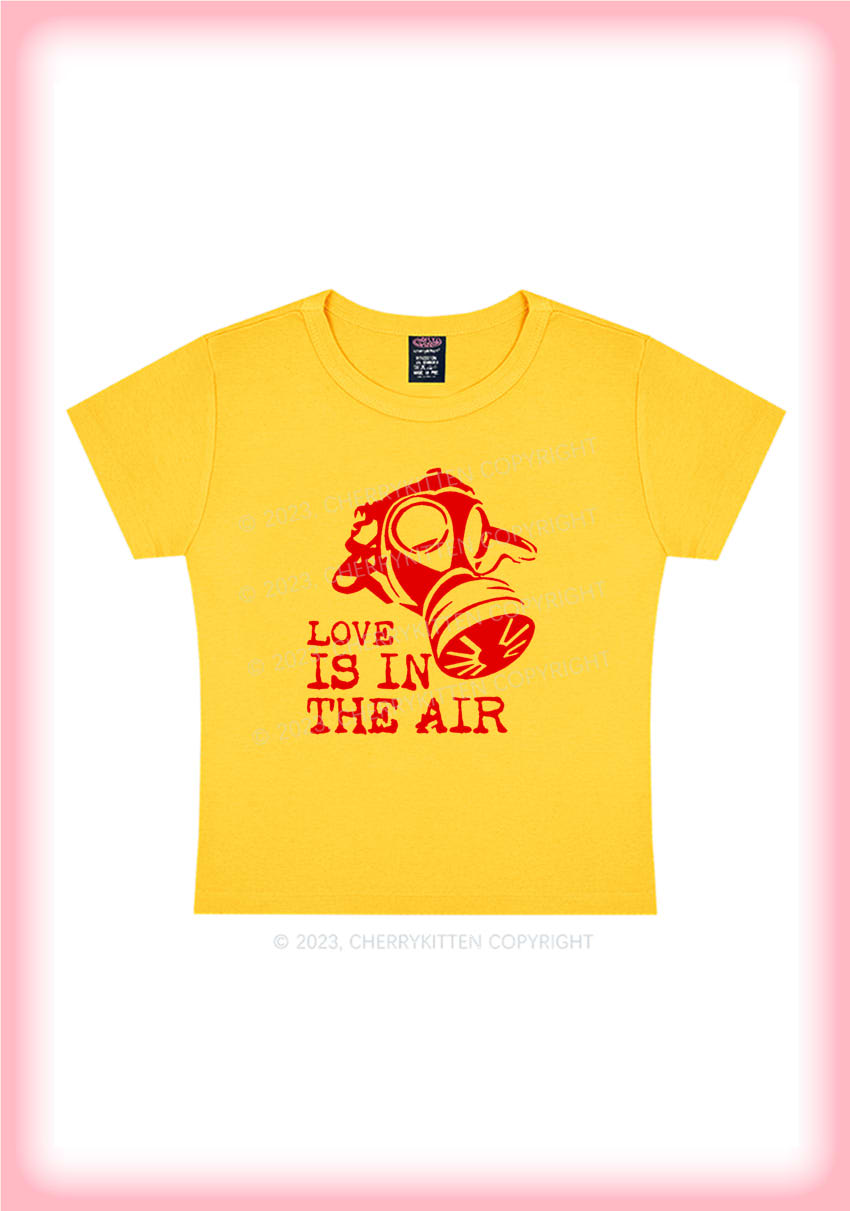 Valentine's Day Love Is In The Air Y2K Baby Tee Cherrykitten