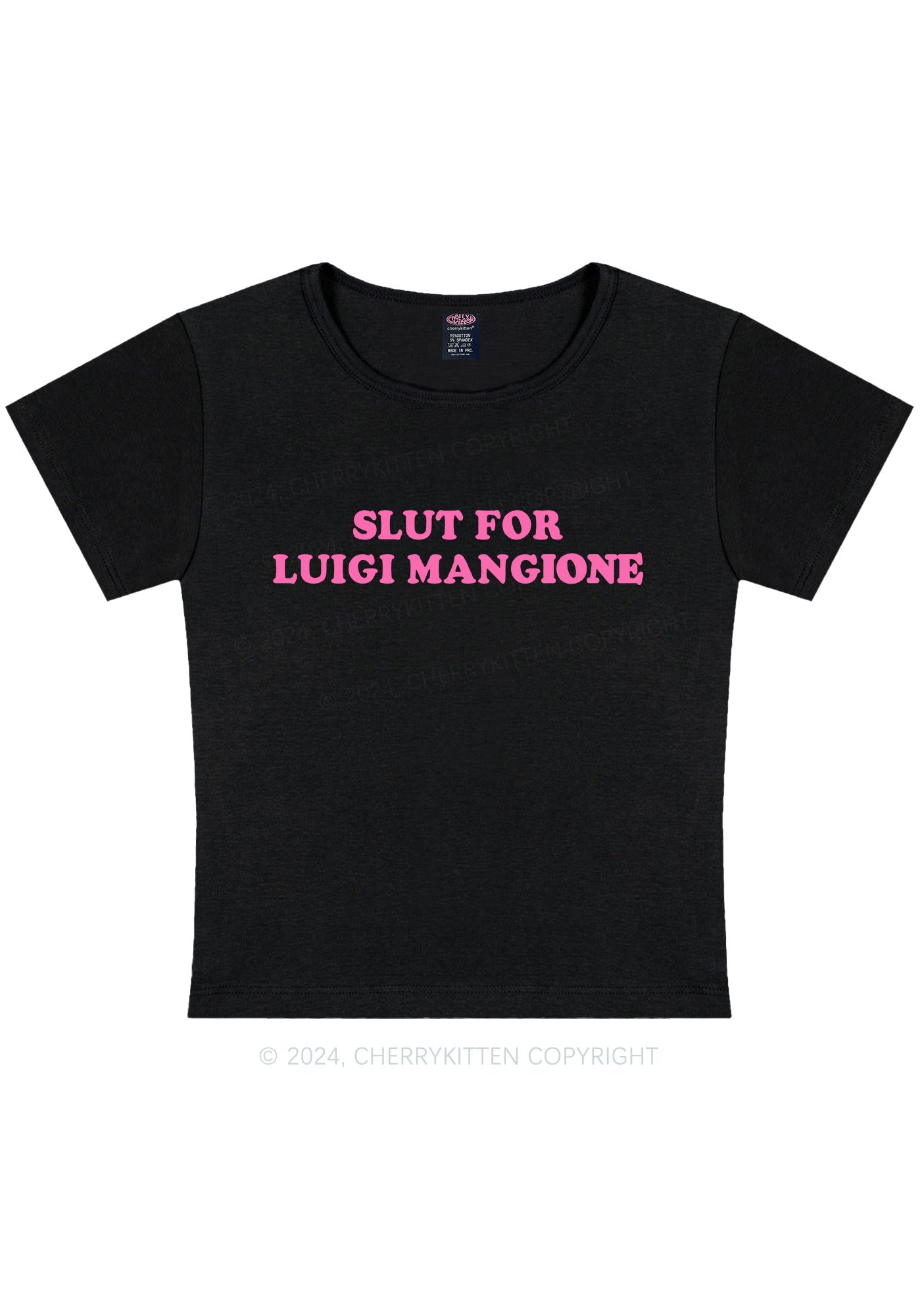 Curvy Slxt For LM Y2K Baby Tee Cherrykitten