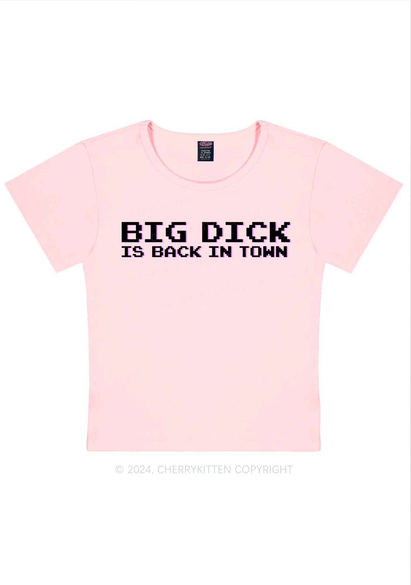 Big Is Back In Town Y2k Baby Tee