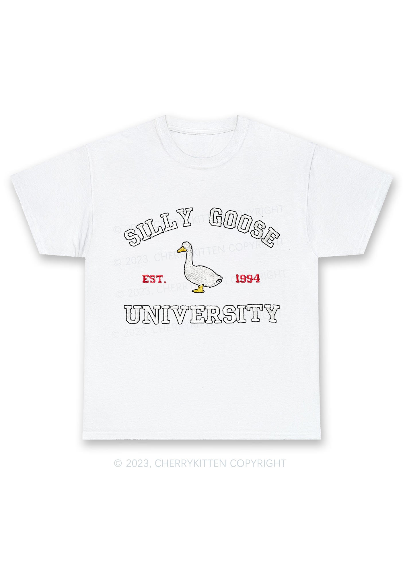 Silly Goose University EST 1994 Chunky Shirt Cherrykitten