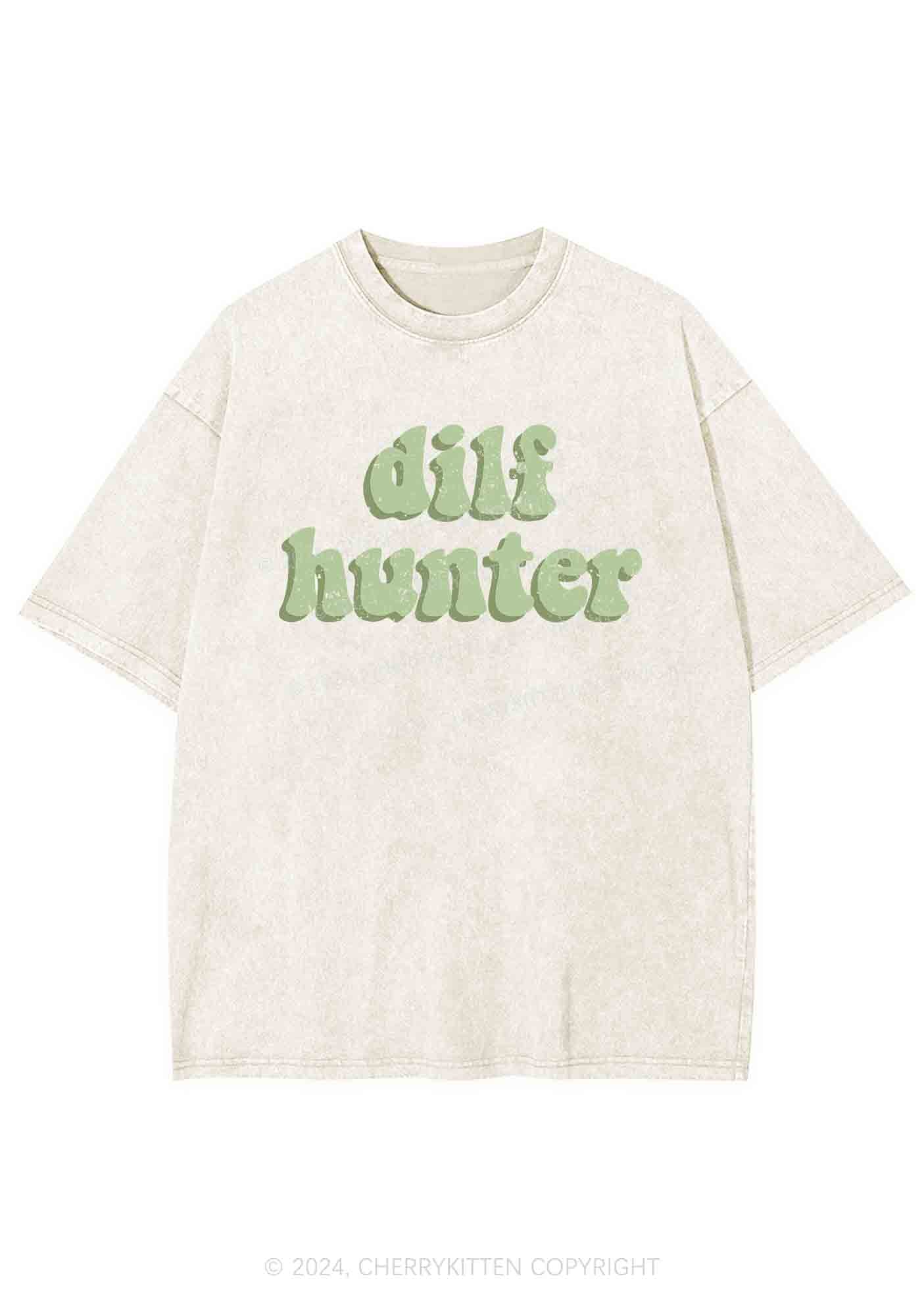 Green Hunter Y2K Washed Tee Cherrykitten