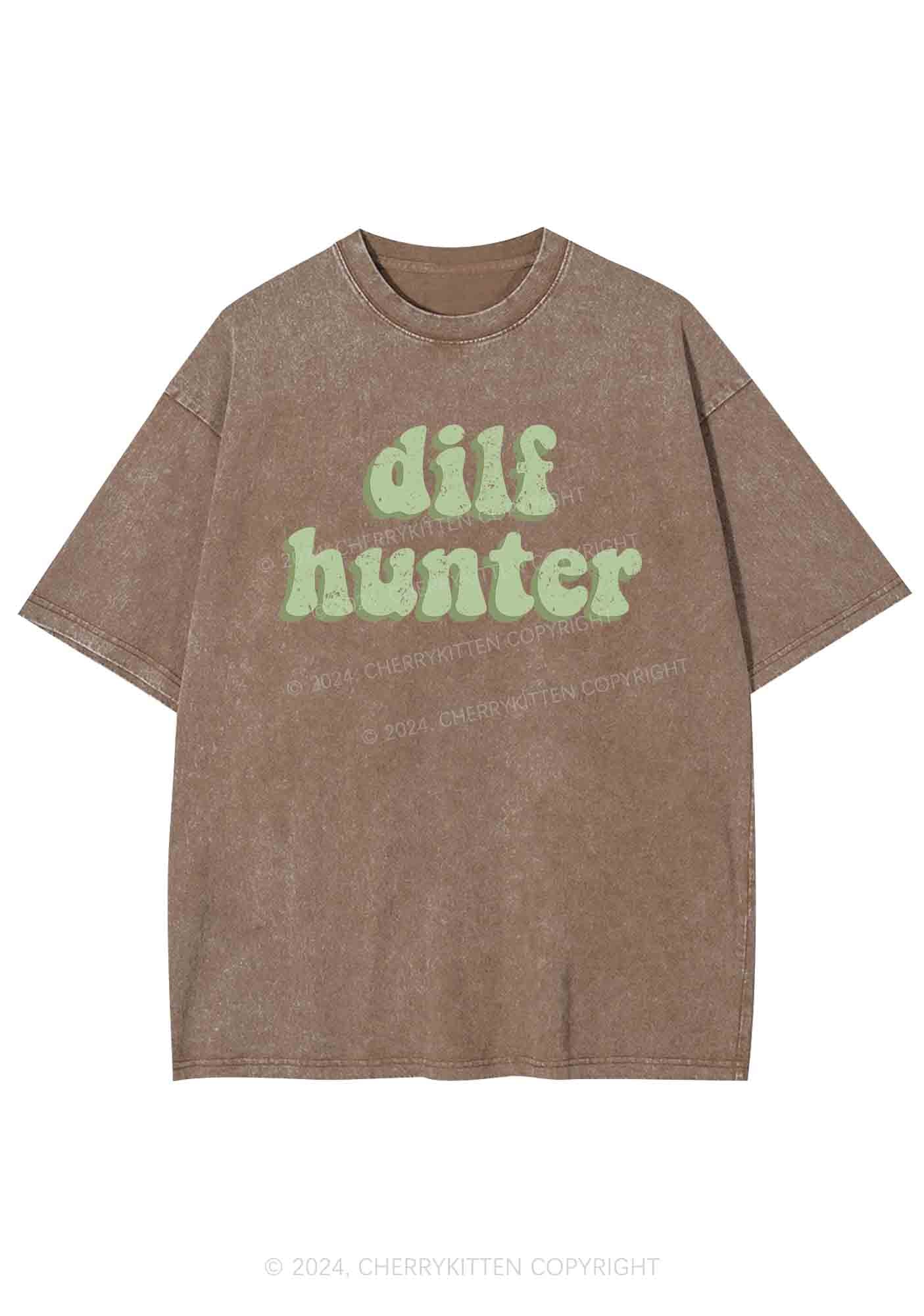 Green Hunter Y2K Washed Tee Cherrykitten