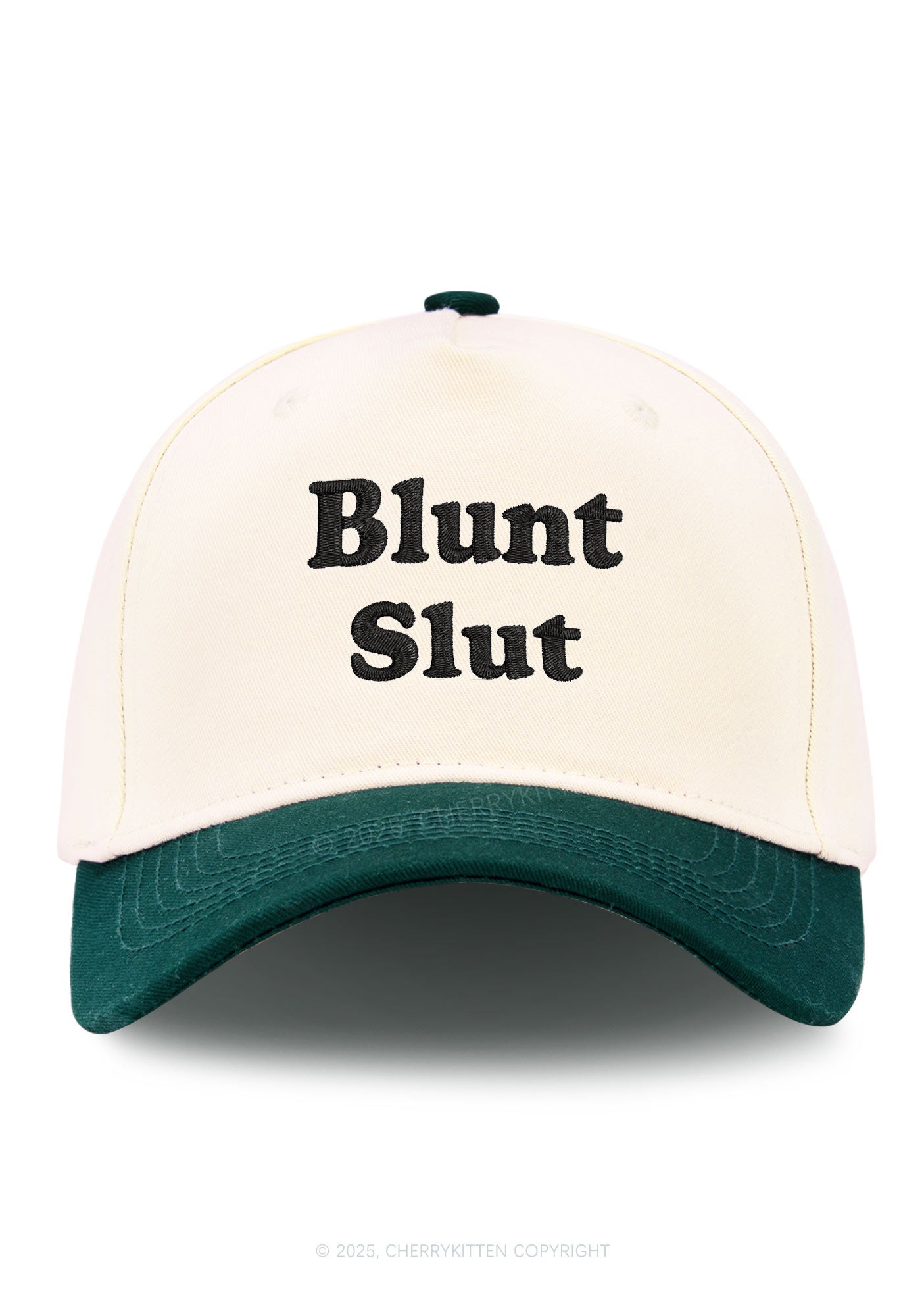 Blunt Slxt Y2K Color Block Baseball Cap Cherrykitten