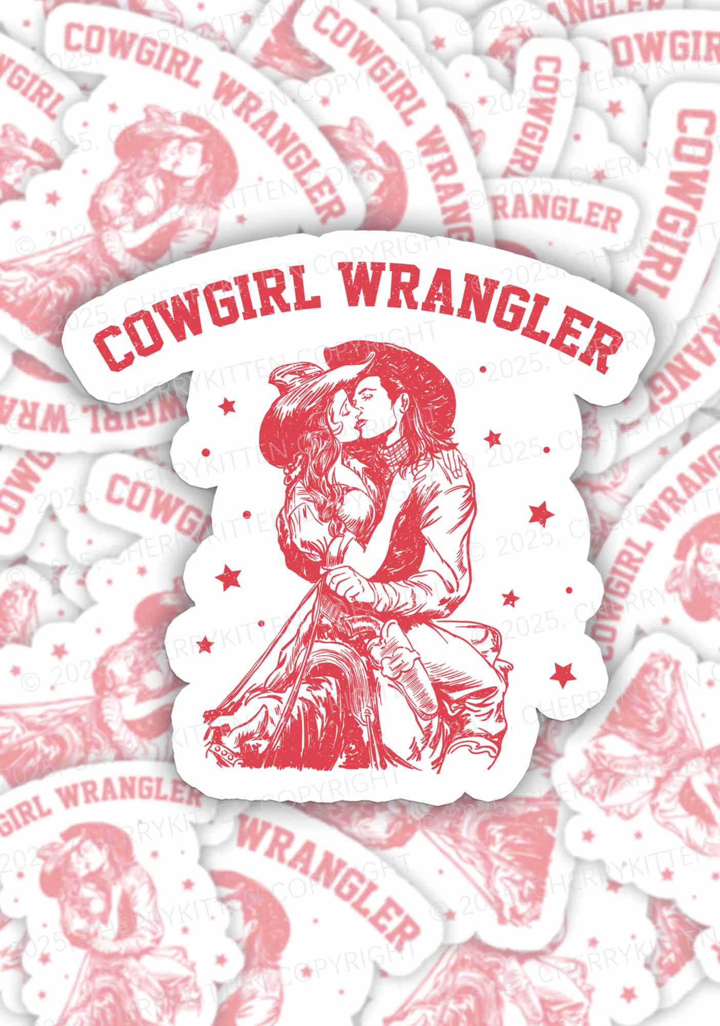 Cowgirl Wrangler Pride 1Pc Y2K Sticker Cherrykitten