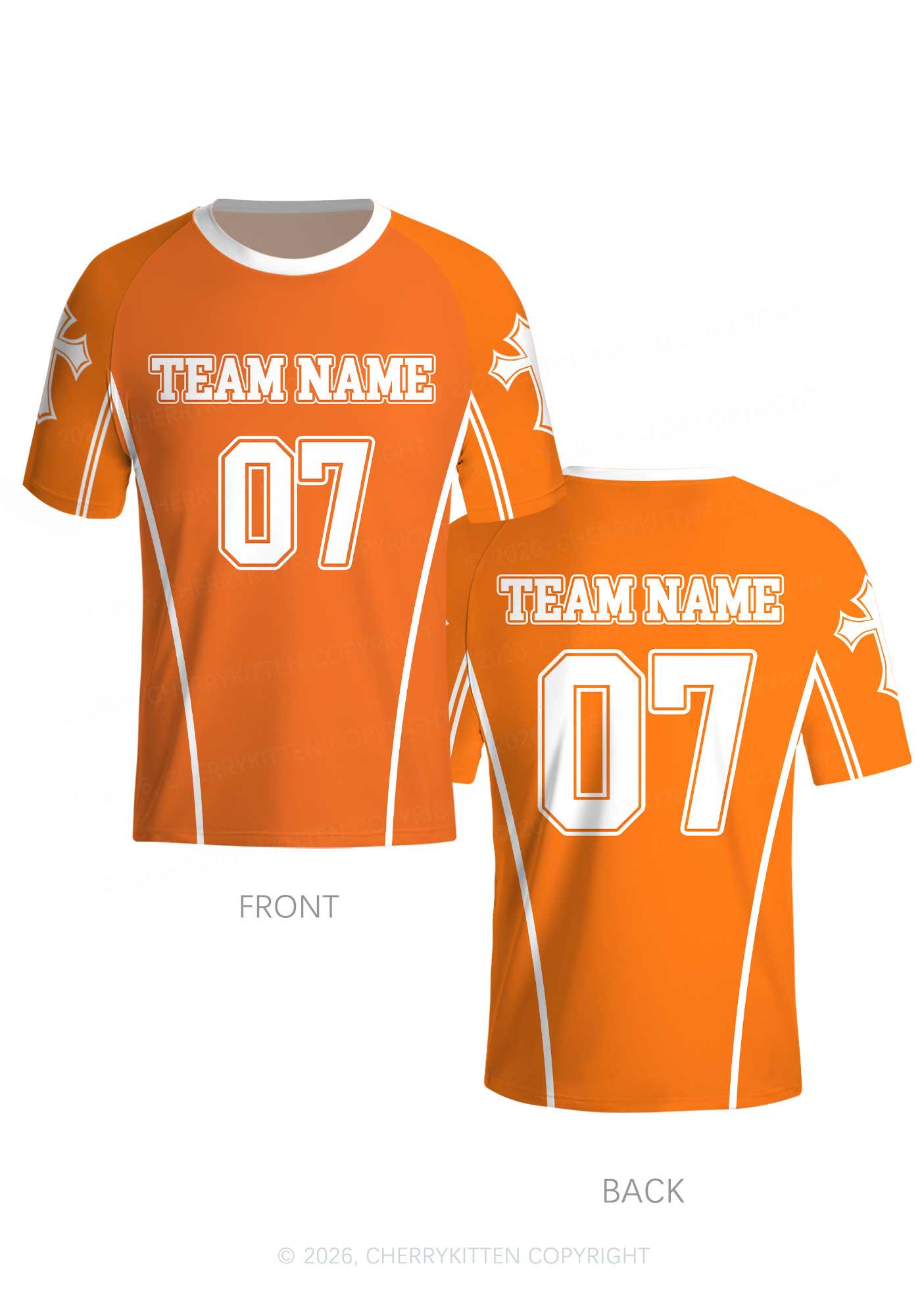 Custom Team Name Y2K Football Jersey Shirts Cherrykitten