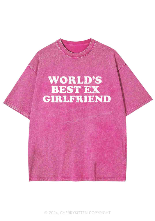 Best Ex Girlfriend Y2K Washed Tee Cherrykitten