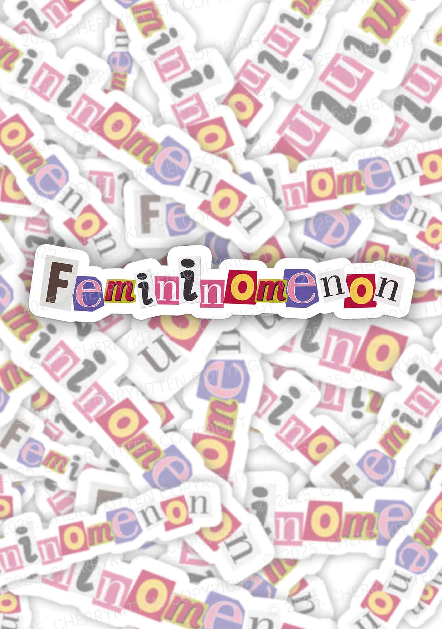 Femininomenon Pride 1Pc Y2K Sticker Cherrykitten