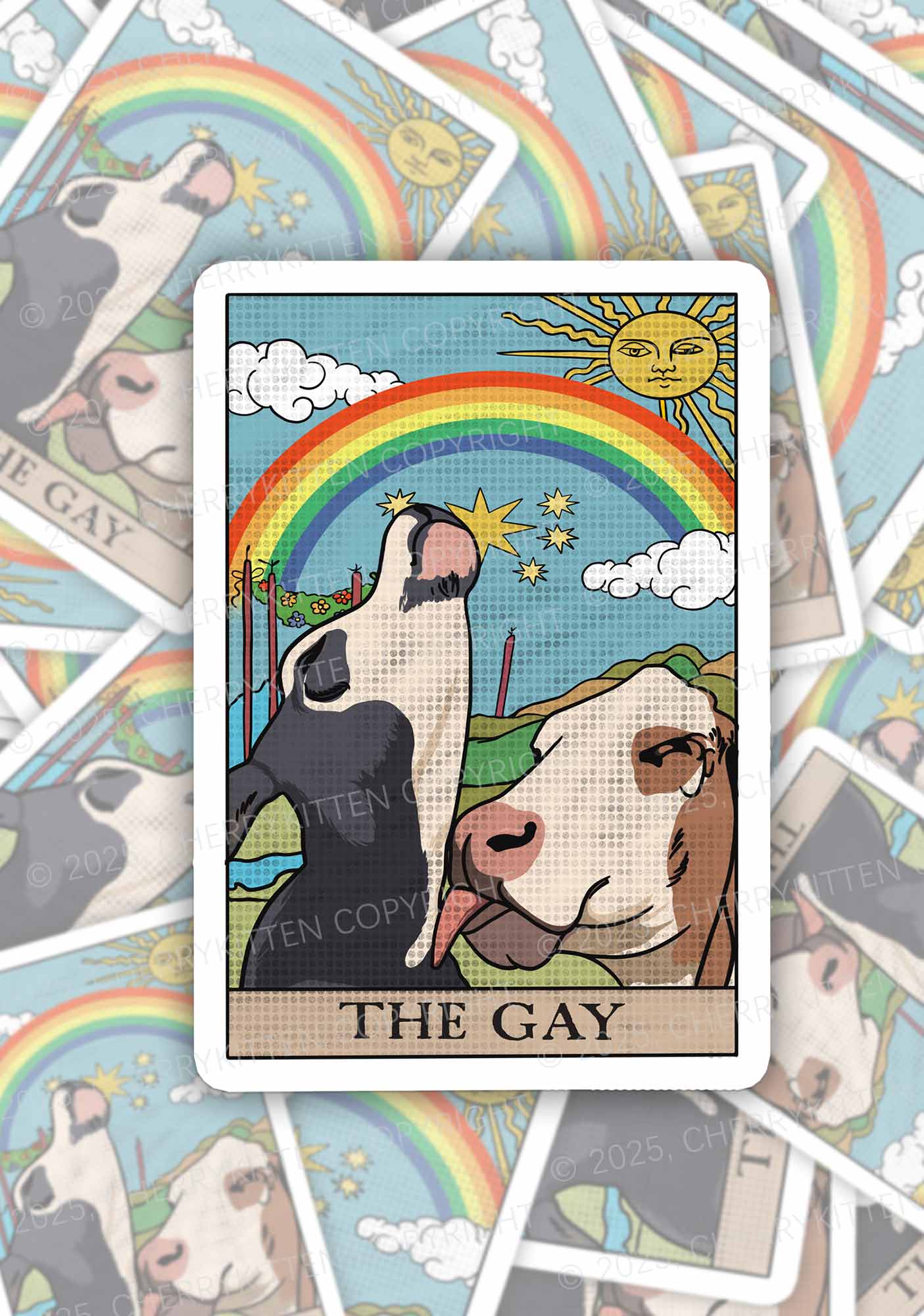 The Gay Pride 1Pc Y2K Sticker Cherrykitten