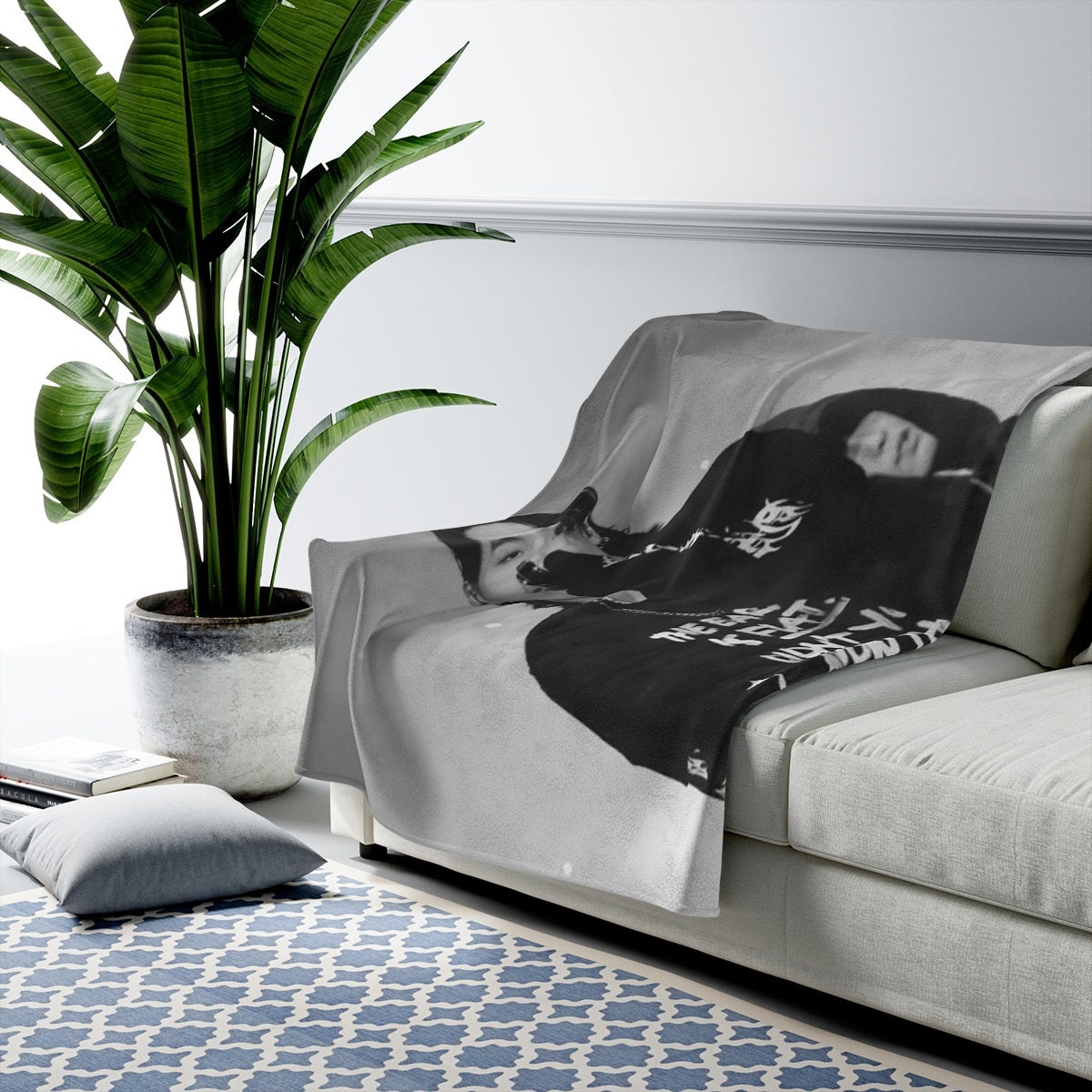 Min Yoongi Busan Concert Kpop Plush Blanket