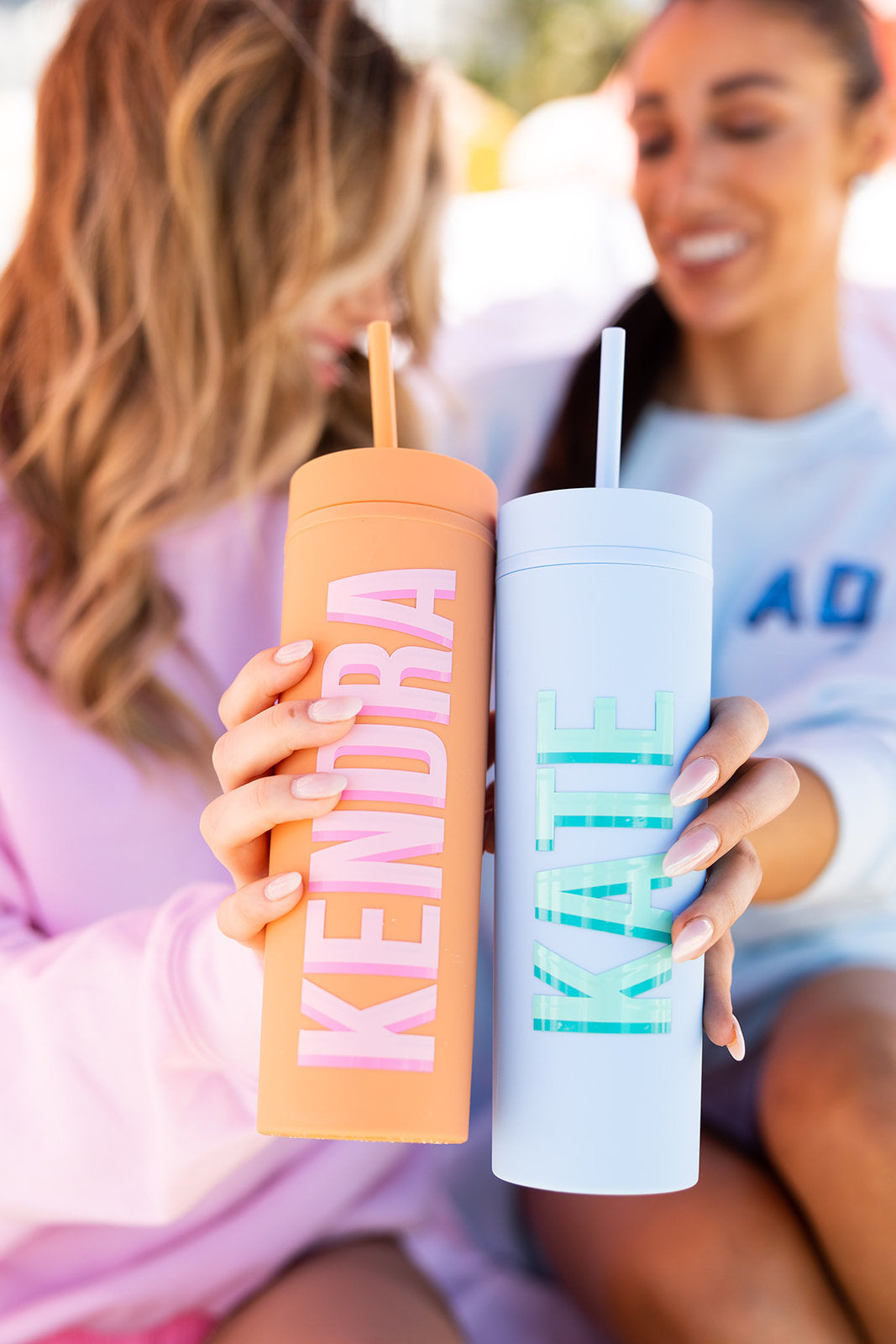 Custom Name Matte Skinny Tumbler