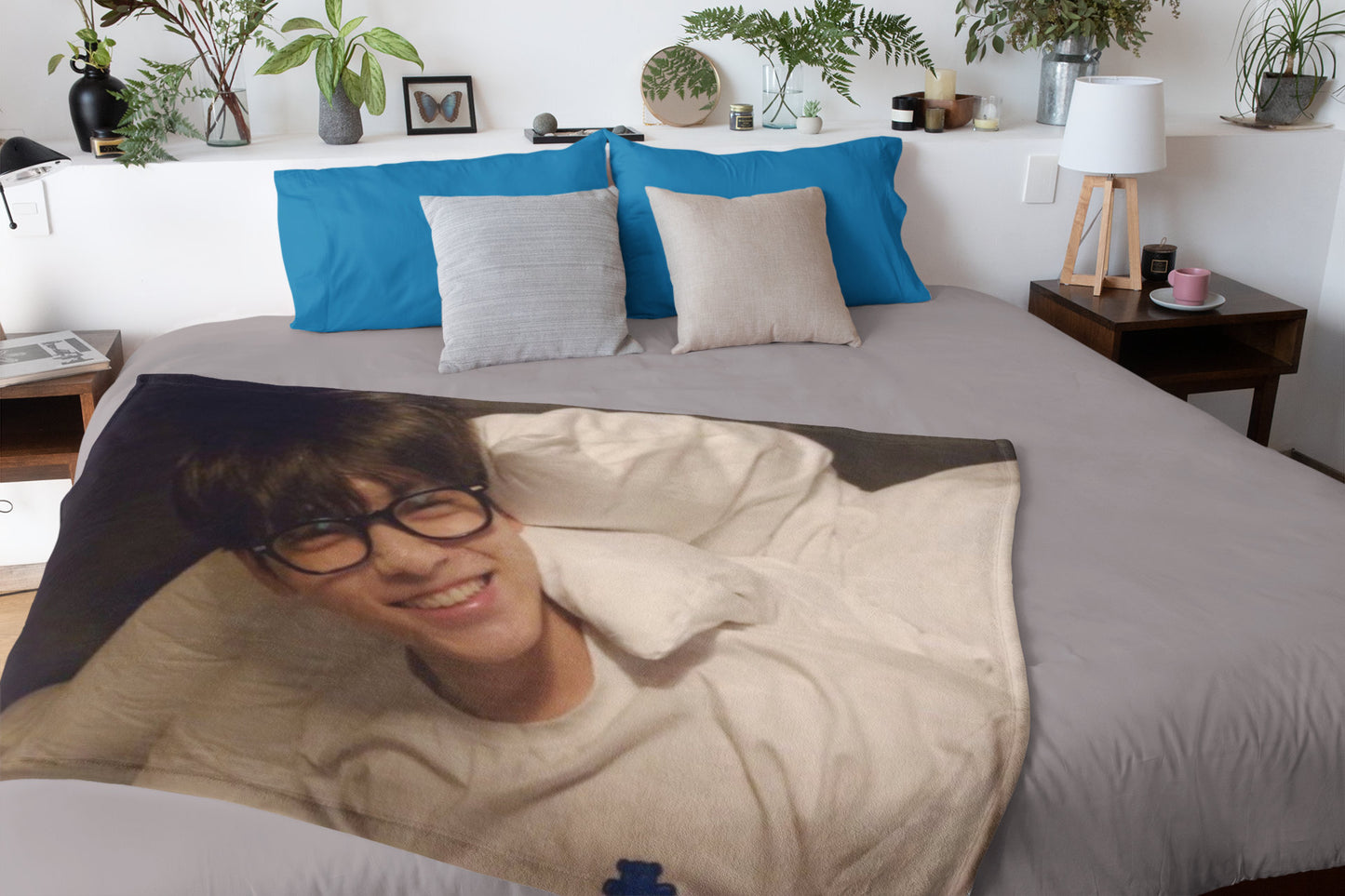 Soobin Photo Kpop Plush Blanket