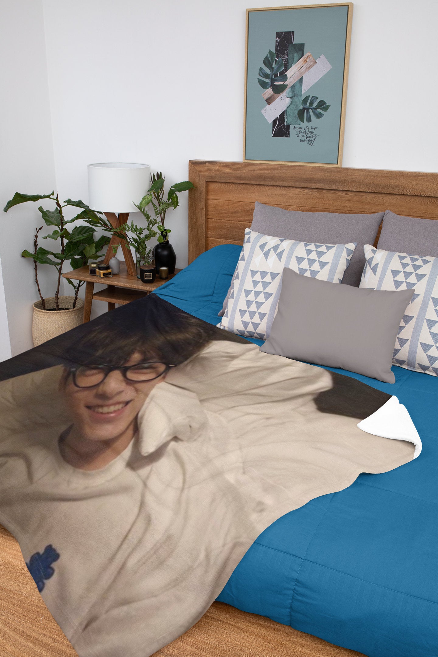 Soobin Photo Kpop Plush Blanket