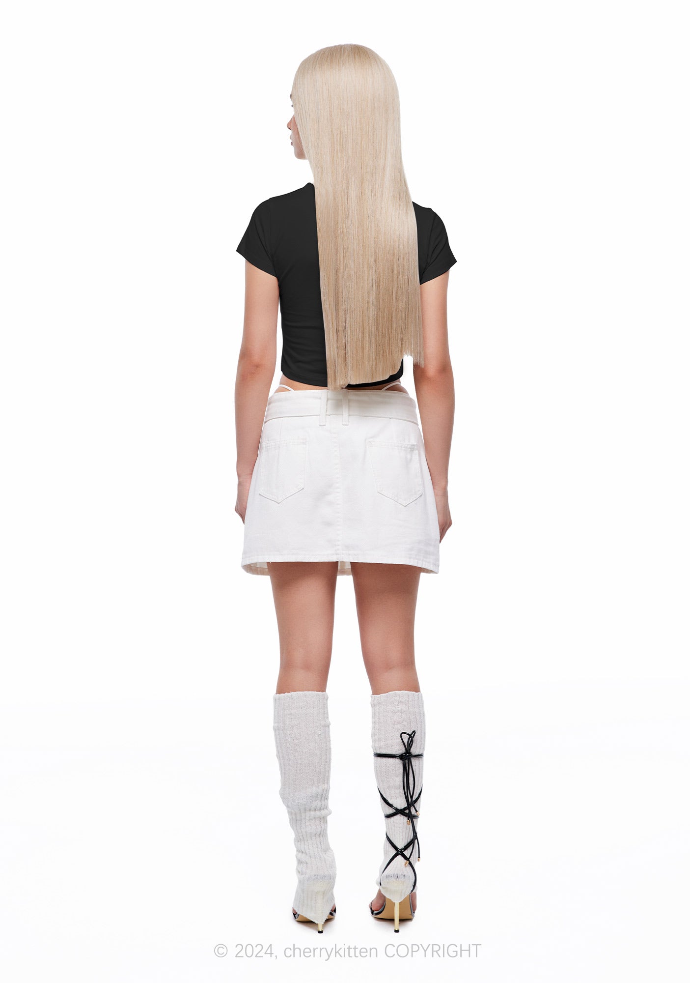 Custom Face Y2K Baby Tee Cherrykitten