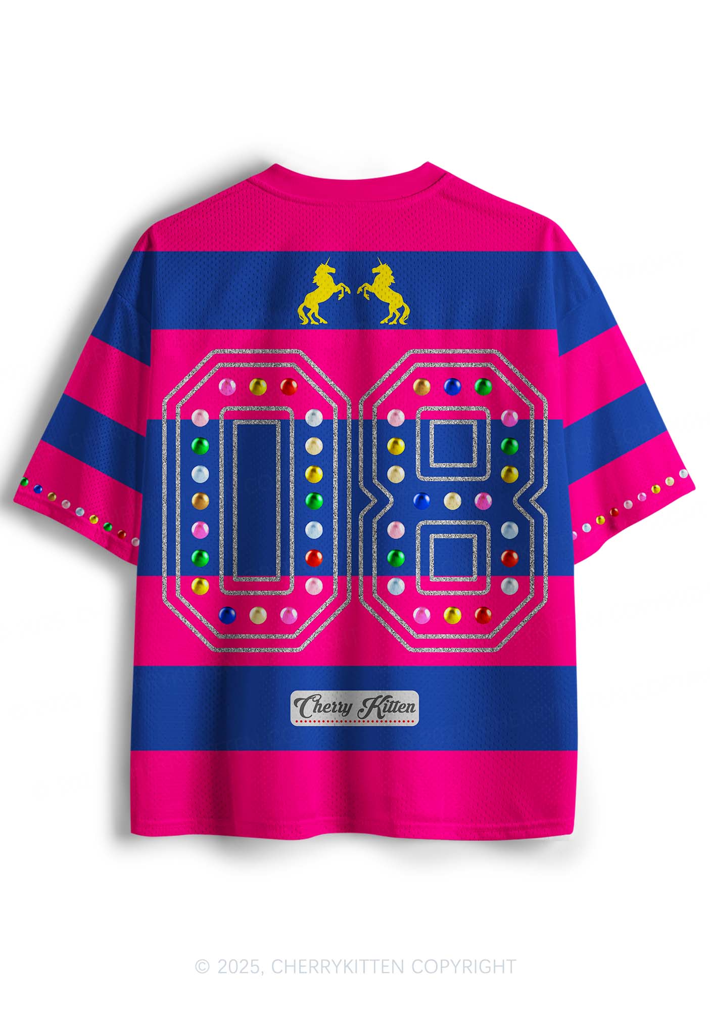 Pink Autism Y2K Sport Jersey Shirts Cherrykitten