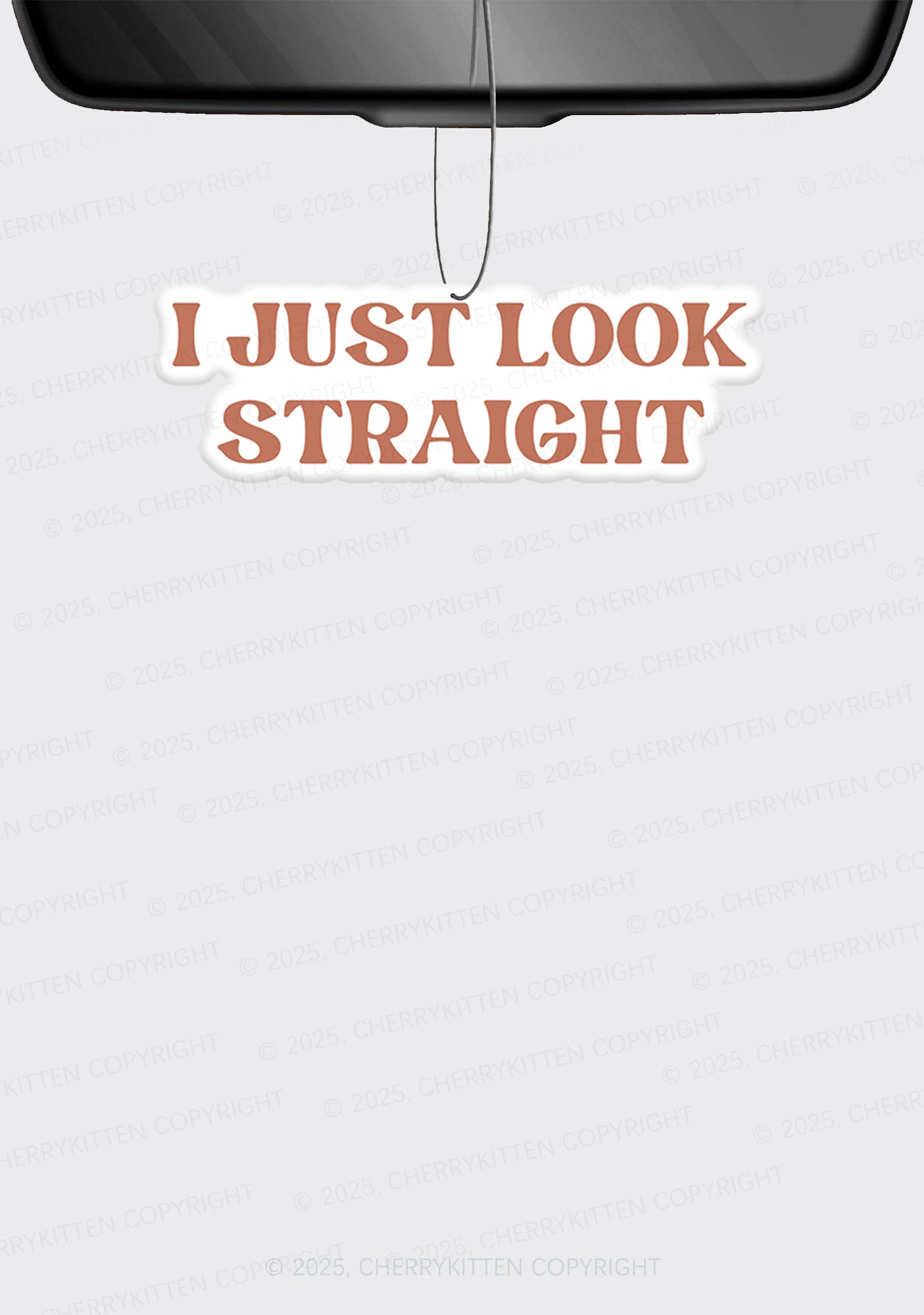 I Just Look Straight Pride 1Pc Y2K Car Air Freshener Cherrykitten