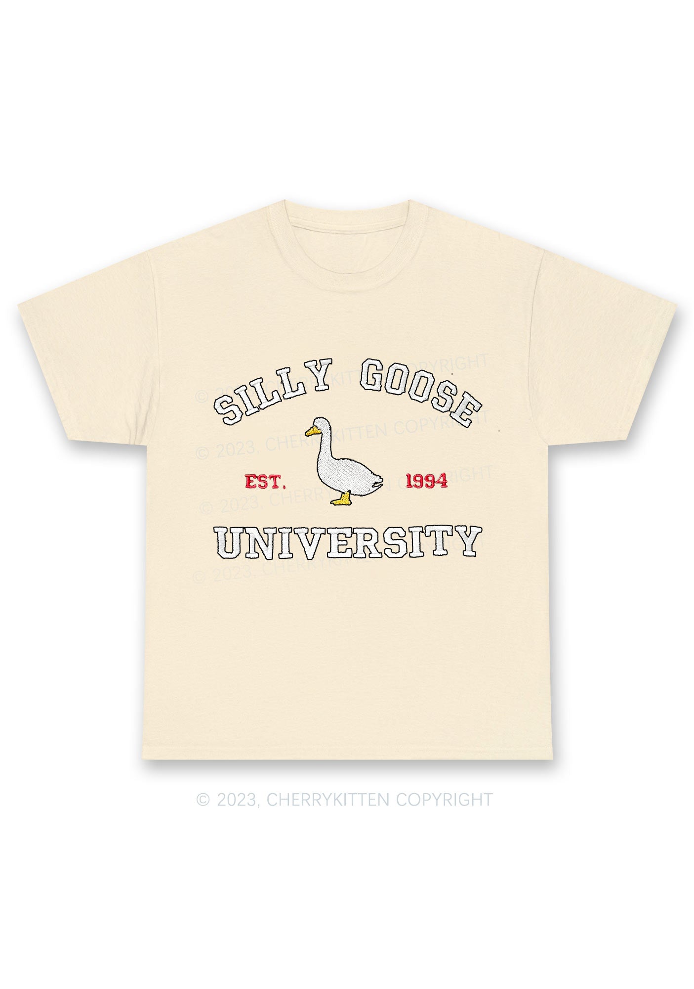 Silly Goose University EST 1994 Chunky Shirt Cherrykitten