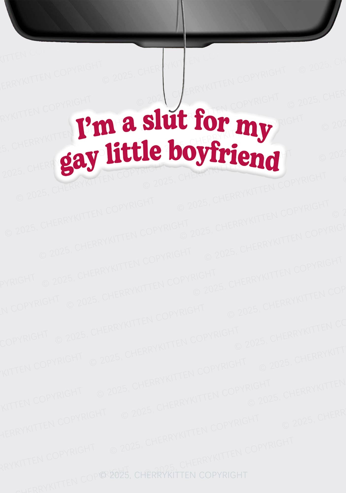 Slxt For My Gay BF Pride 1Pc Y2K Car Air Freshener Cherrykitten