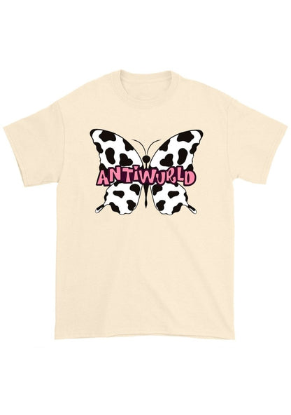 Antiworld Butterfly Chunky Shirt - cherrykittenAntiworld Butterfly Chunky Shirt