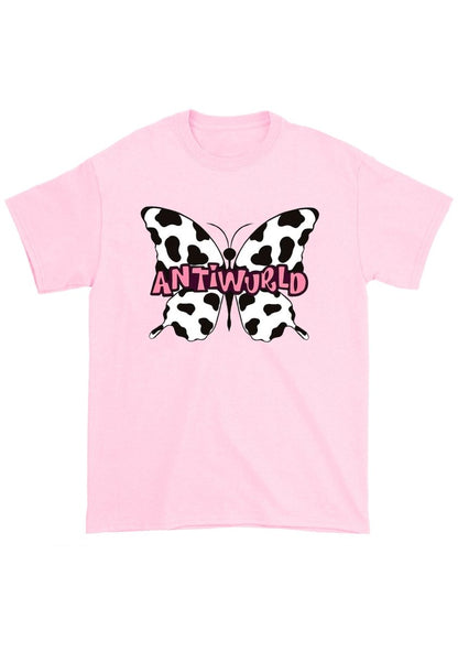 Antiworld Butterfly Chunky Shirt - cherrykittenAntiworld Butterfly Chunky Shirt