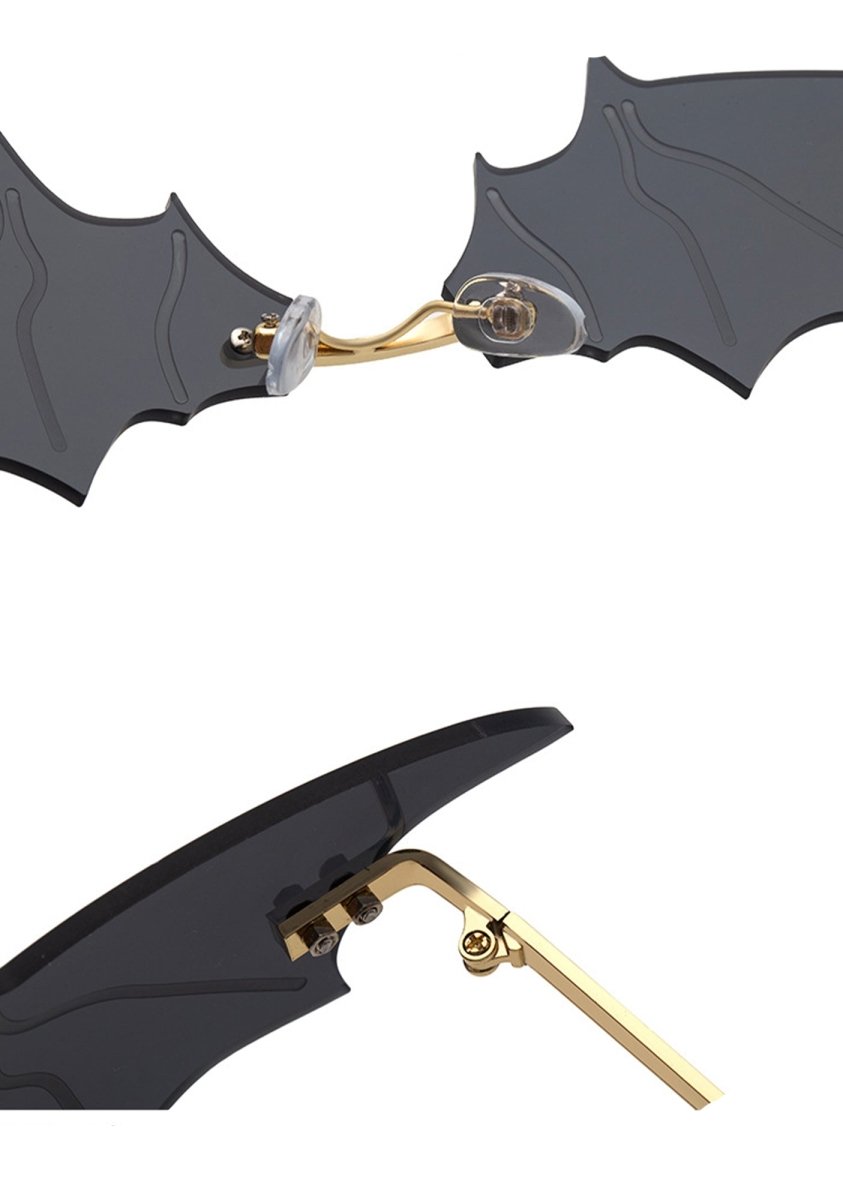 Bat Small Frame Funny Sunglasses - cherrykittenBat Small Frame Funny Sunglasses