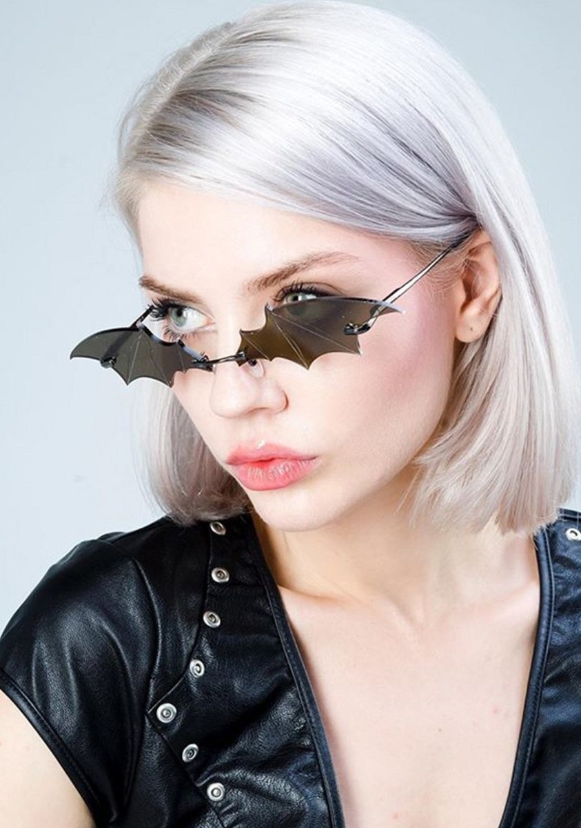 Bat Small Frame Funny Sunglasses - cherrykittenBat Small Frame Funny Sunglasses