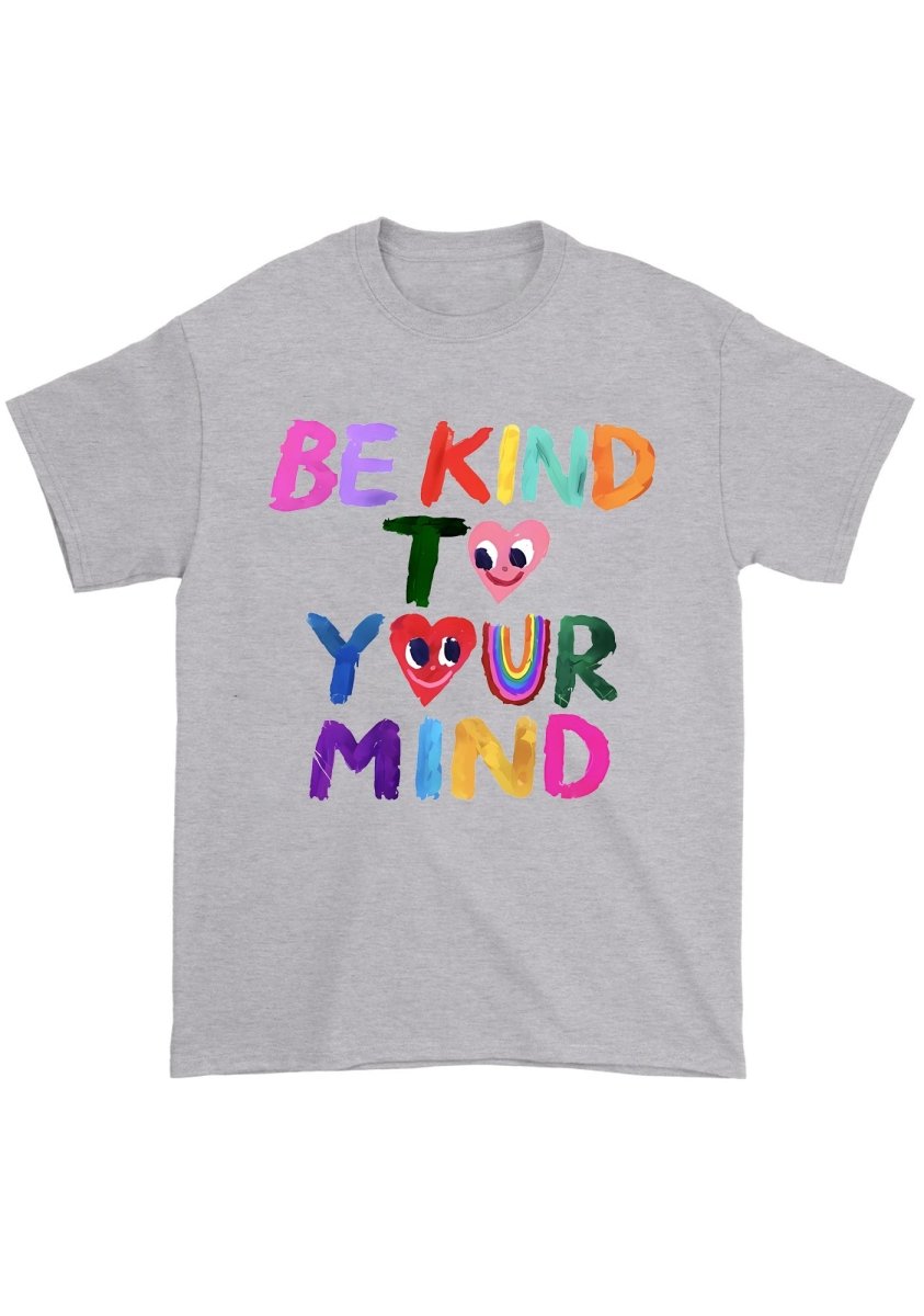 Be Kind To Your Mind Chunky Shirt - cherrykittenBe Kind To Your Mind Chunky Shirt