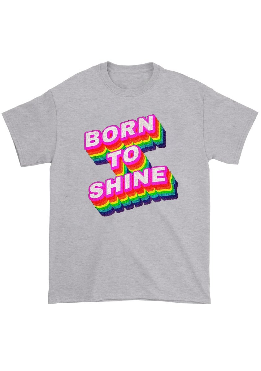 Born To Shine Chunky Shirt - cherrykittenBorn To Shine Chunky Shirt