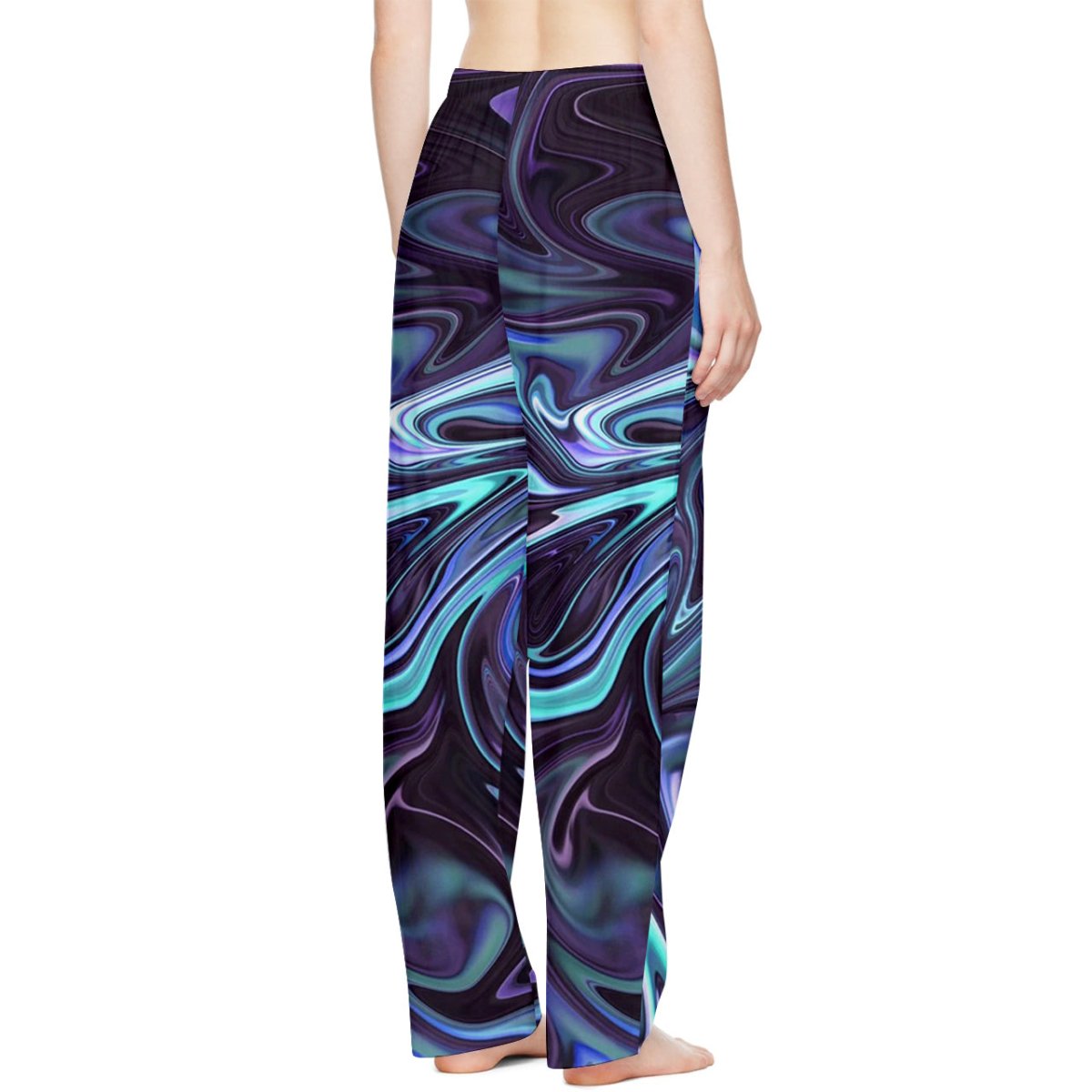 Clouds Dance Print Casual Pants - cherrykittenClouds Dance Print Casual Pants