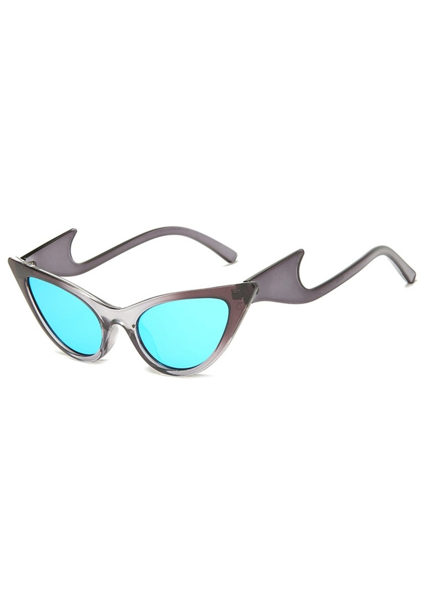 Crazy Frame Cat Eyes Sunglasses - cherrykittenCrazy Frame Cat Eyes Sunglasses