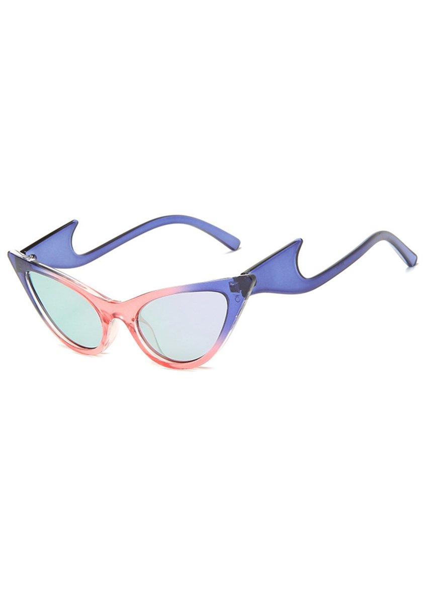 Crazy Frame Cat Eyes Sunglasses - cherrykittenCrazy Frame Cat Eyes Sunglasses