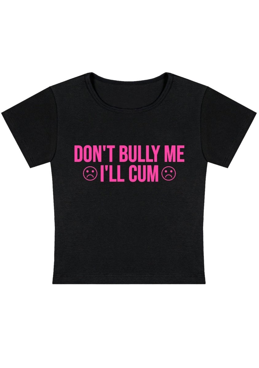 Curvy Don't Bully Me Baby Tee - cherrykittenCurvy Don't Bully Me Baby Tee